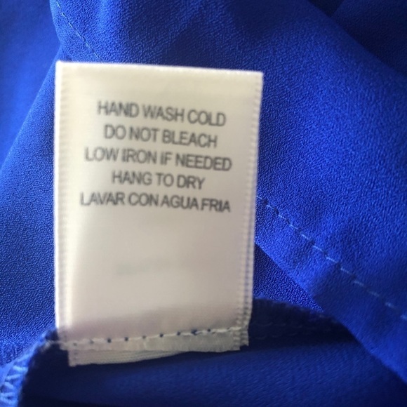 Skies are Blue Boho Style Blue and White Tunic (M) - Picture 8 of 8